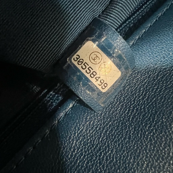 CHANEL Blue Flap 19 Quilted Lambskin Bag with Gold Hardware - Picture 13 of 13